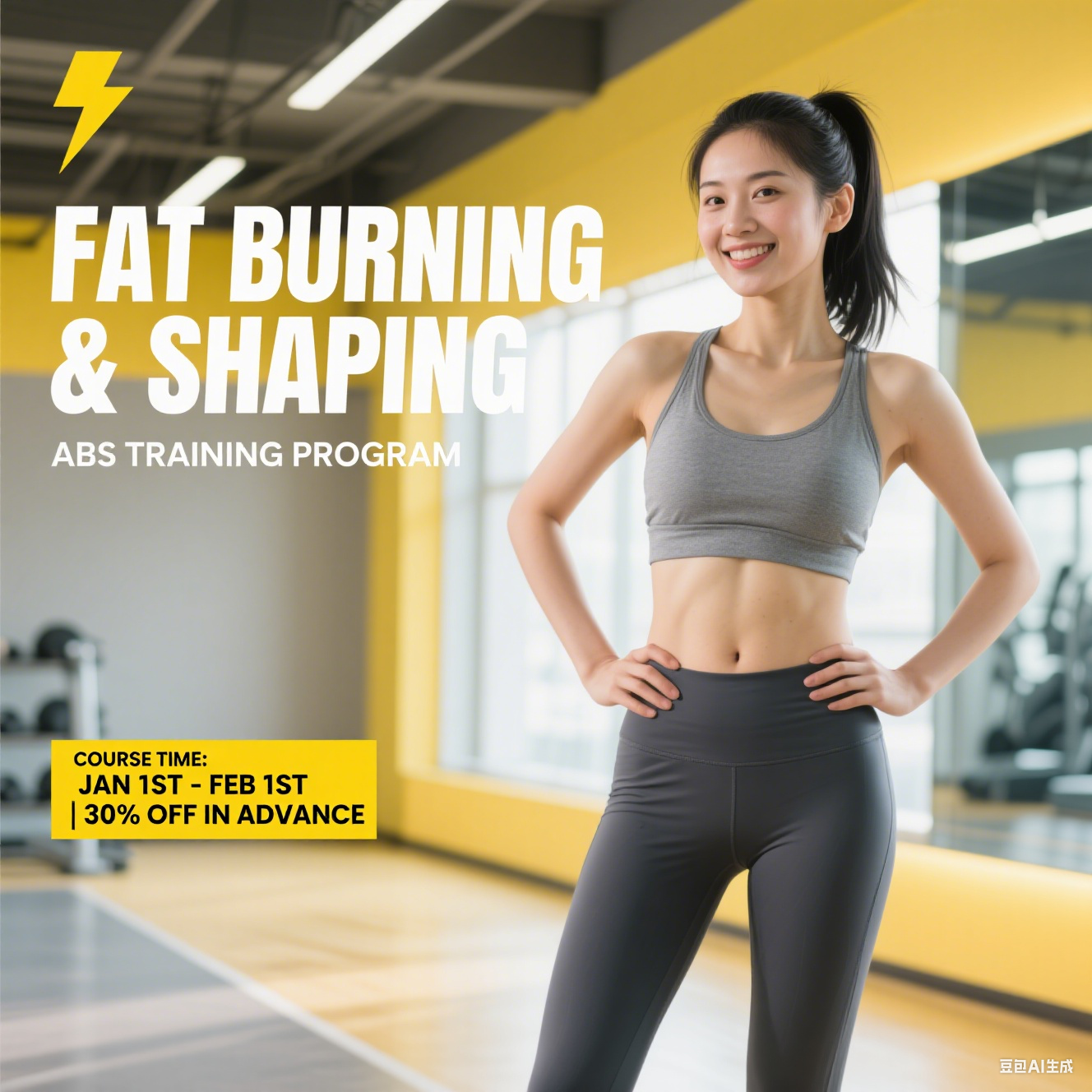 Abdominal fat reduction training