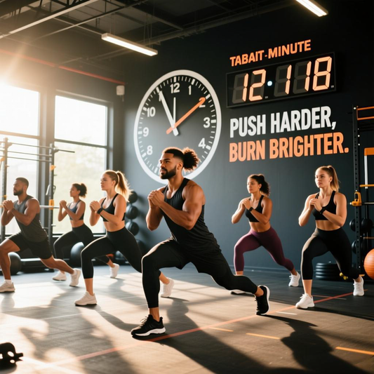 12-Minute Sweat Challenge All-Round Tabata Training Program ——8 High-Intensity Movements Cycled, Short-Termly Ignoring Full-Body Metabolism